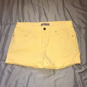 Primark Yellow Shorts
